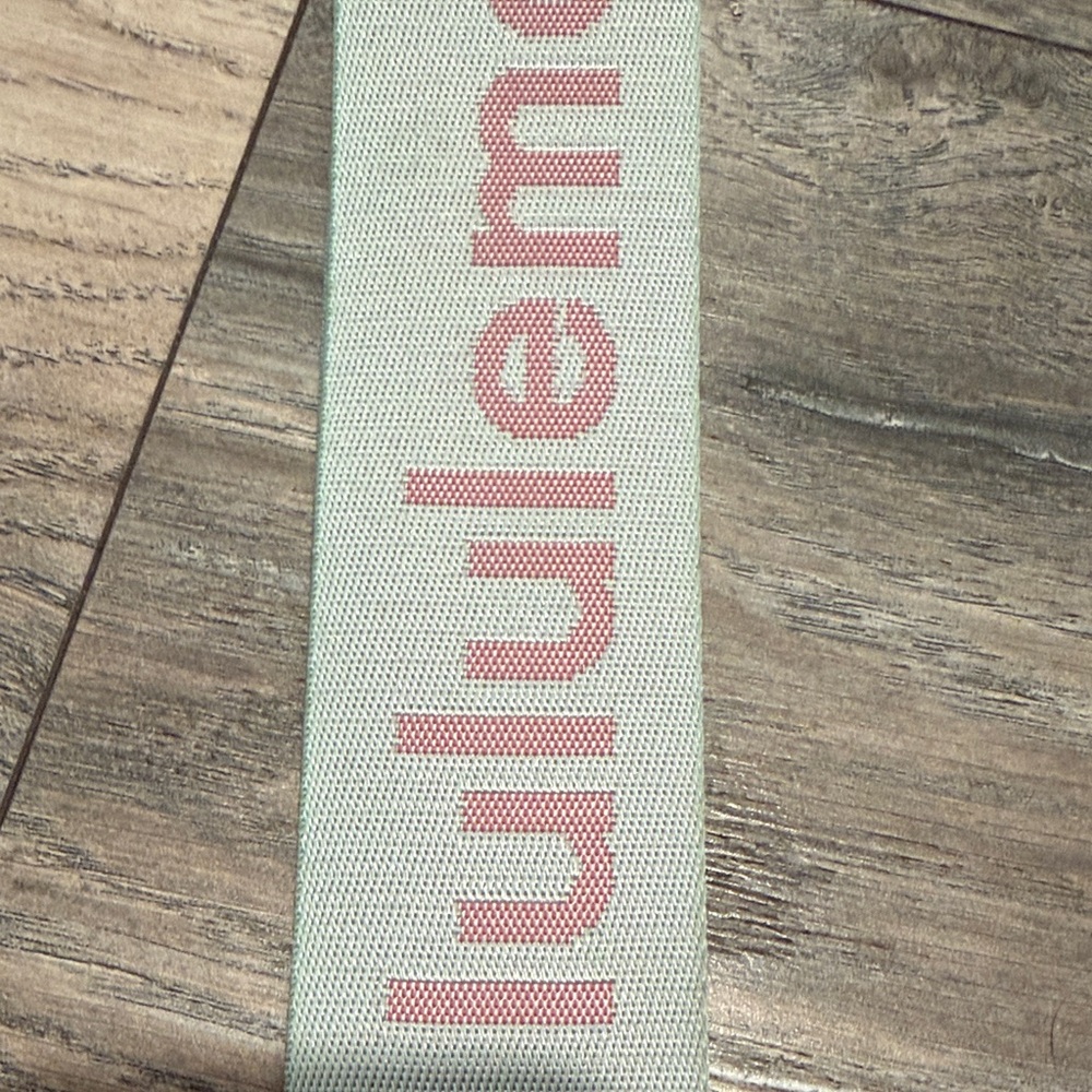 lululemon athletica Mint Green and Pink Wrist Strap Key Holder - Picture 3 of 4